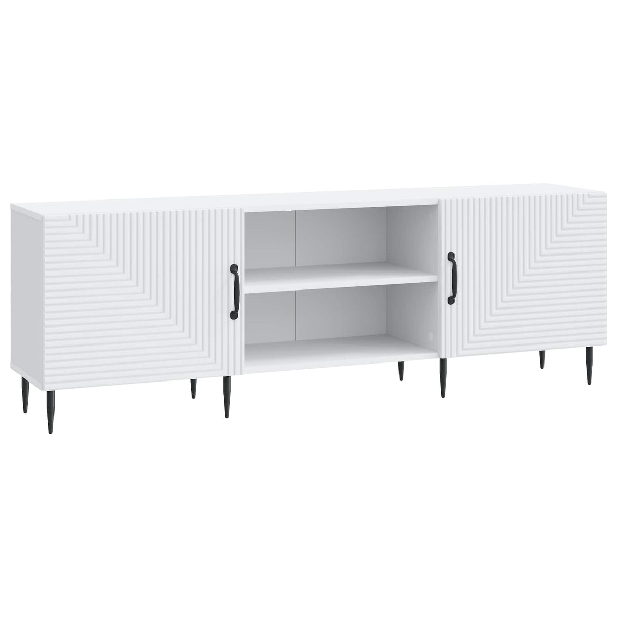 TV-Schränk 150 x 31 x 50 cm Weiß Holzwerkstoff