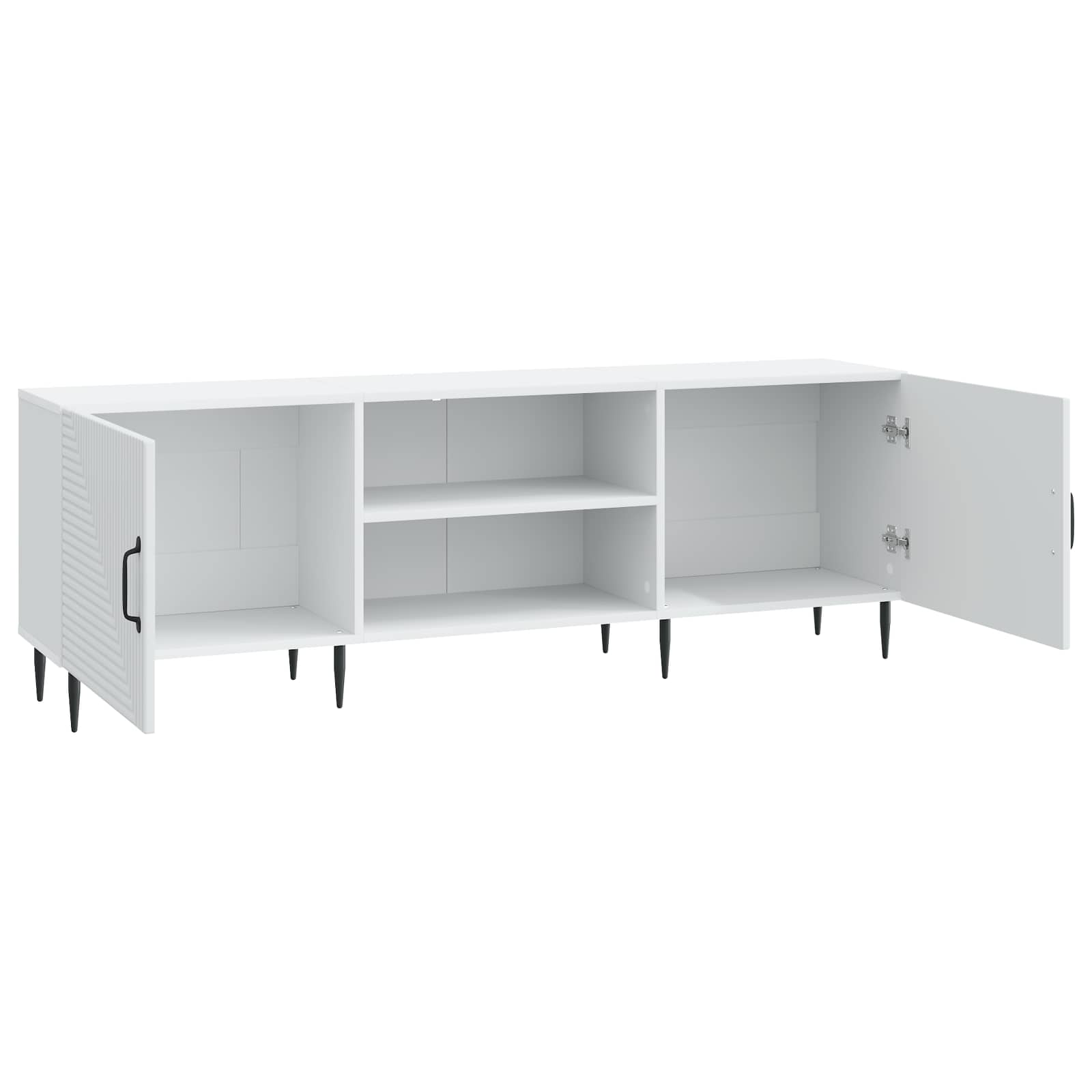 TV-Schränk 150 x 31 x 50 cm Weiß Holzwerkstoff