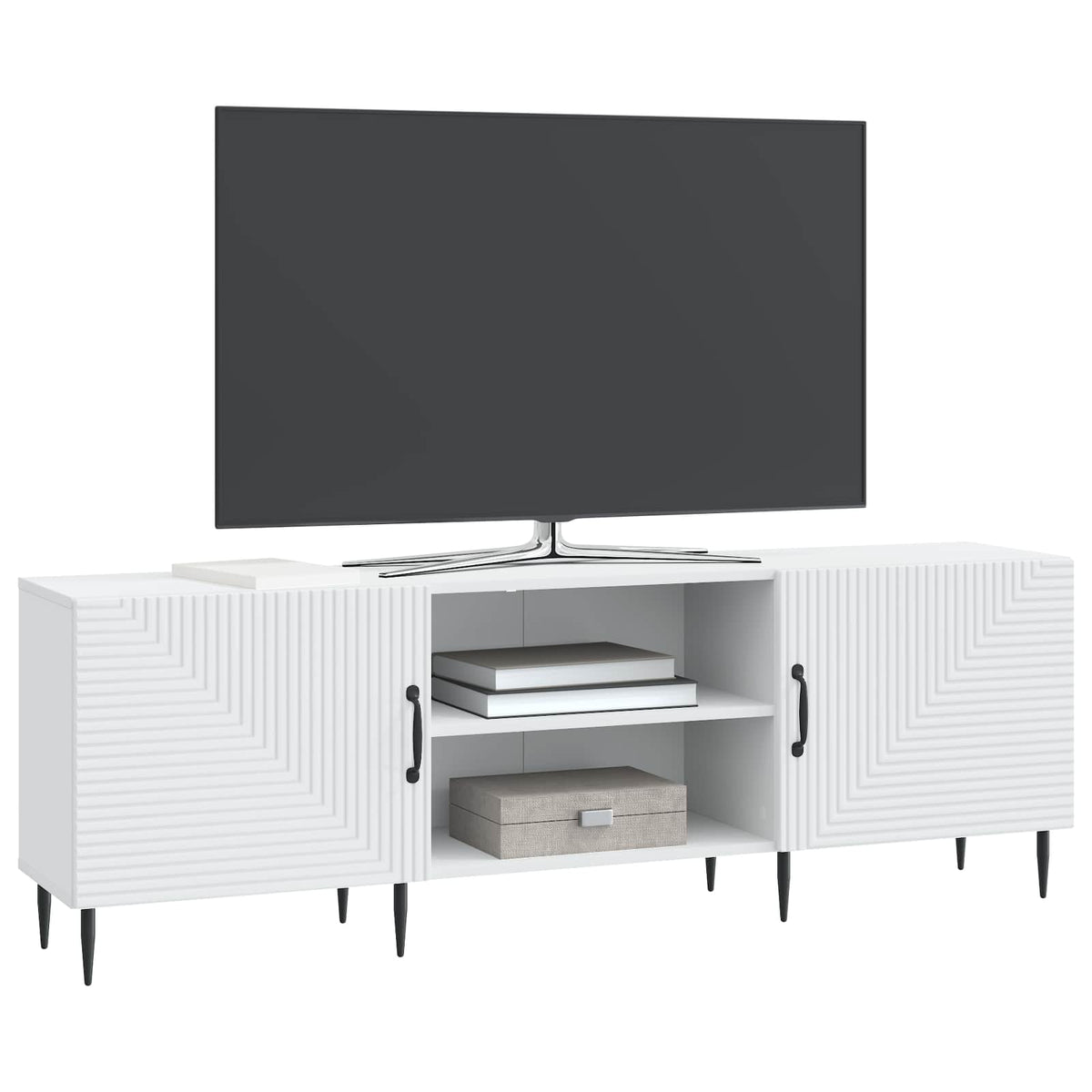 TV-Schränk 150 x 31 x 50 cm Weiß Holzwerkstoff