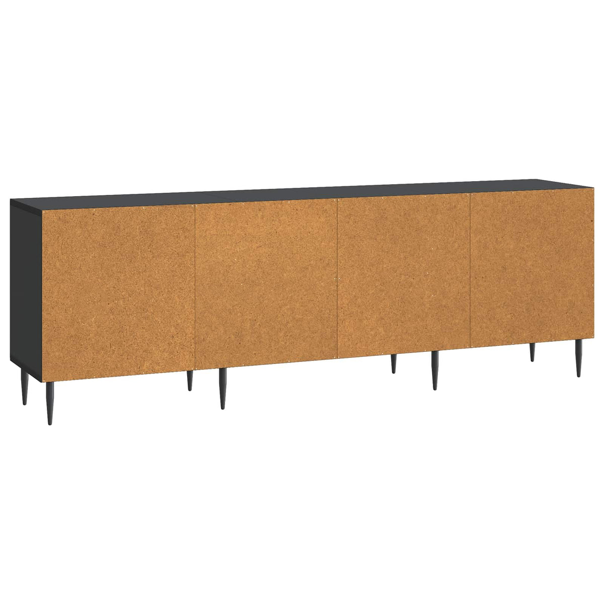 TV-Schränk 150 x 31 x 50 cm Schwarz Holzwerkstoff