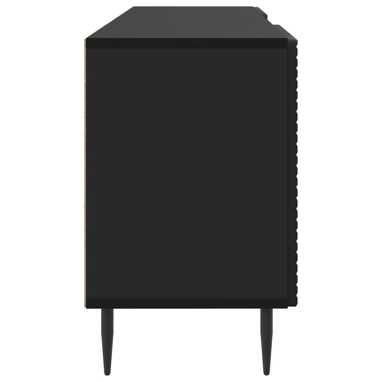 TV-Schränk 150 x 31 x 50 cm Schwarz Holzwerkstoff