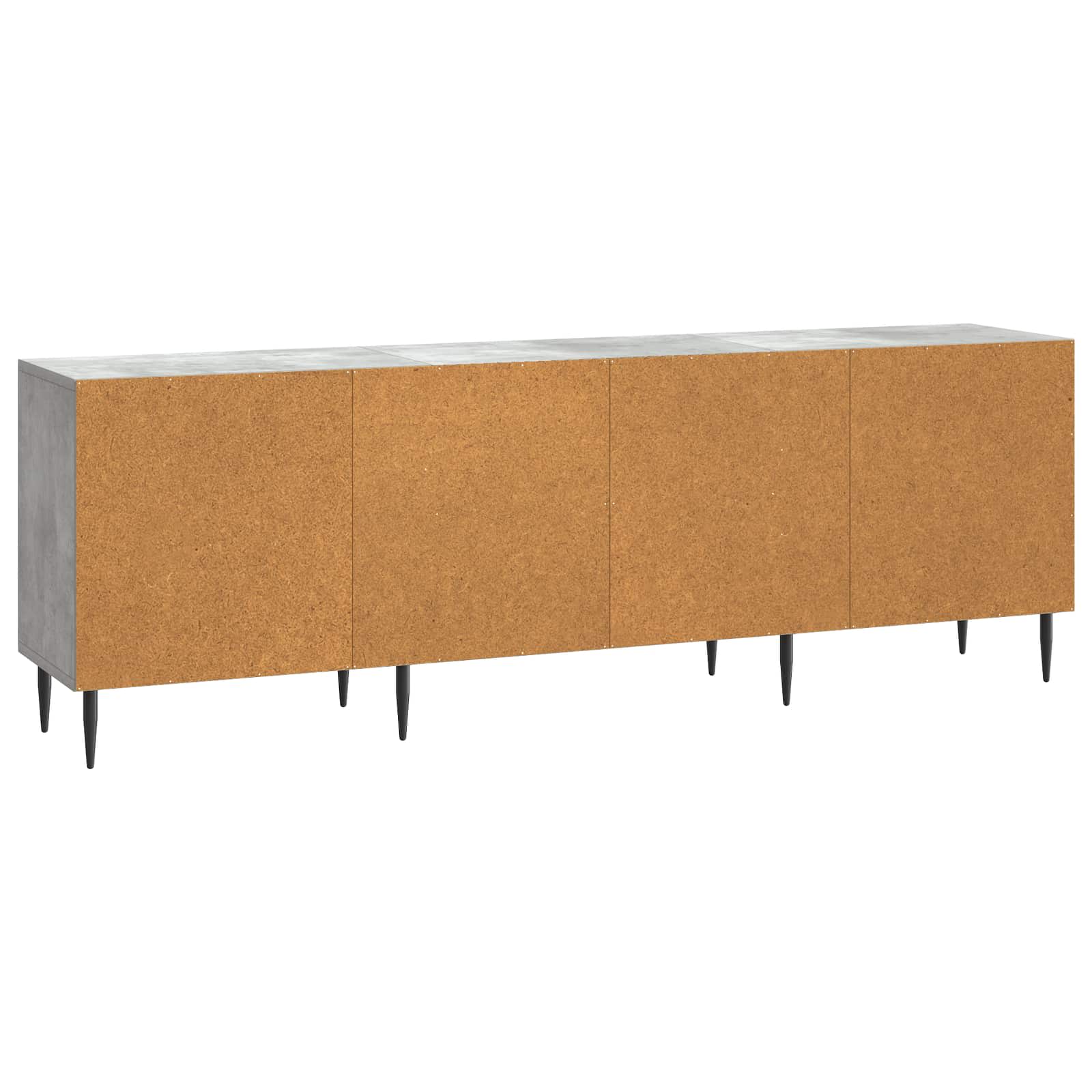 TV-Schränk 150 x 31 x 50 cm Betongrau Holzwerkstoff