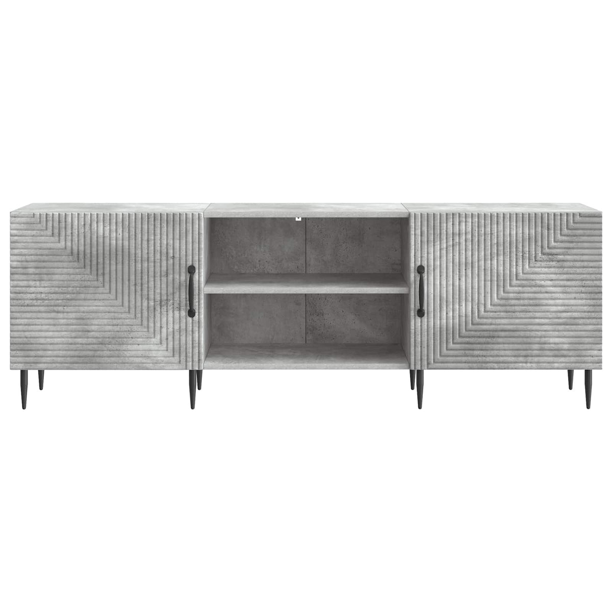 TV-Schränk 150 x 31 x 50 cm Betongrau Holzwerkstoff