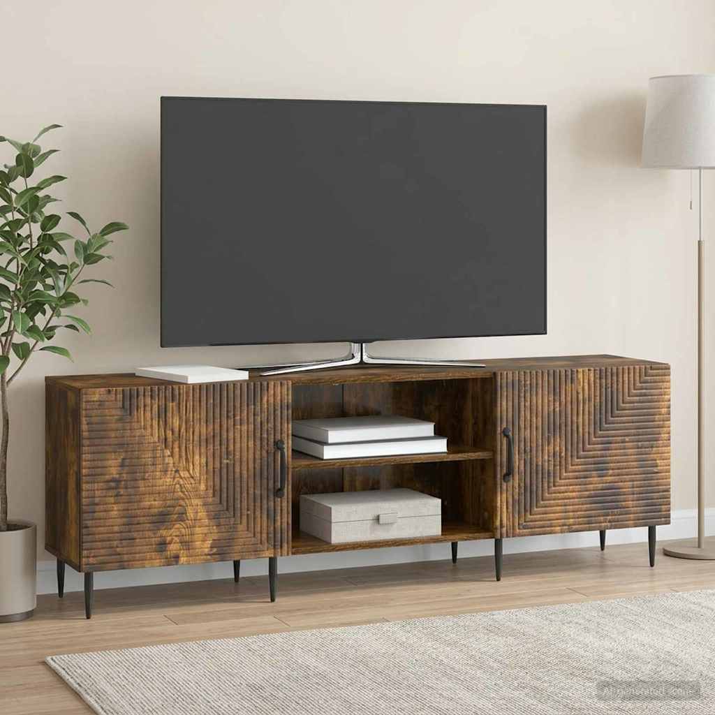 TV-Schränk 150 x 31 x 50 cm Räuchereiche Holzwerkstoff