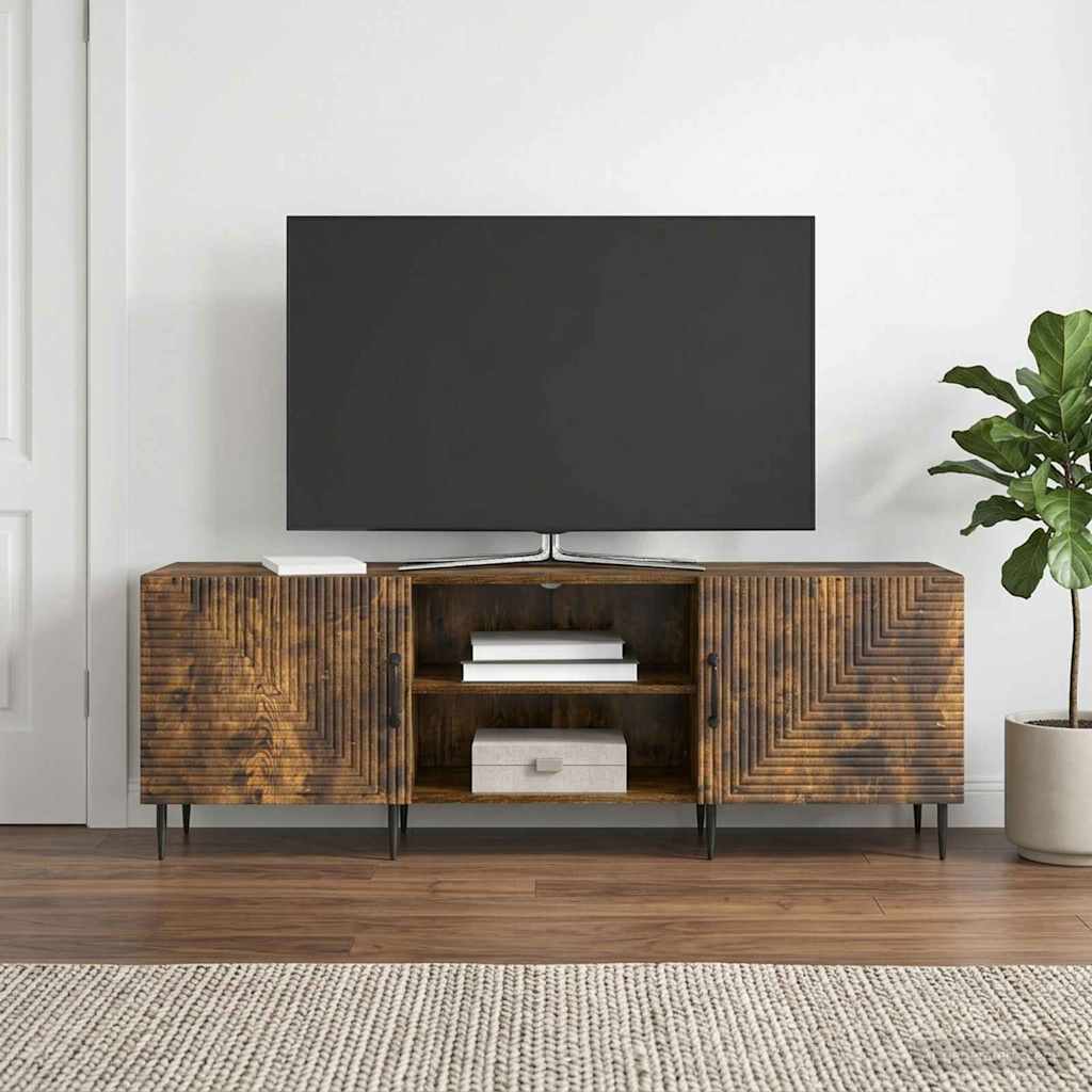 TV-Schränk 150 x 31 x 50 cm Räuchereiche Holzwerkstoff