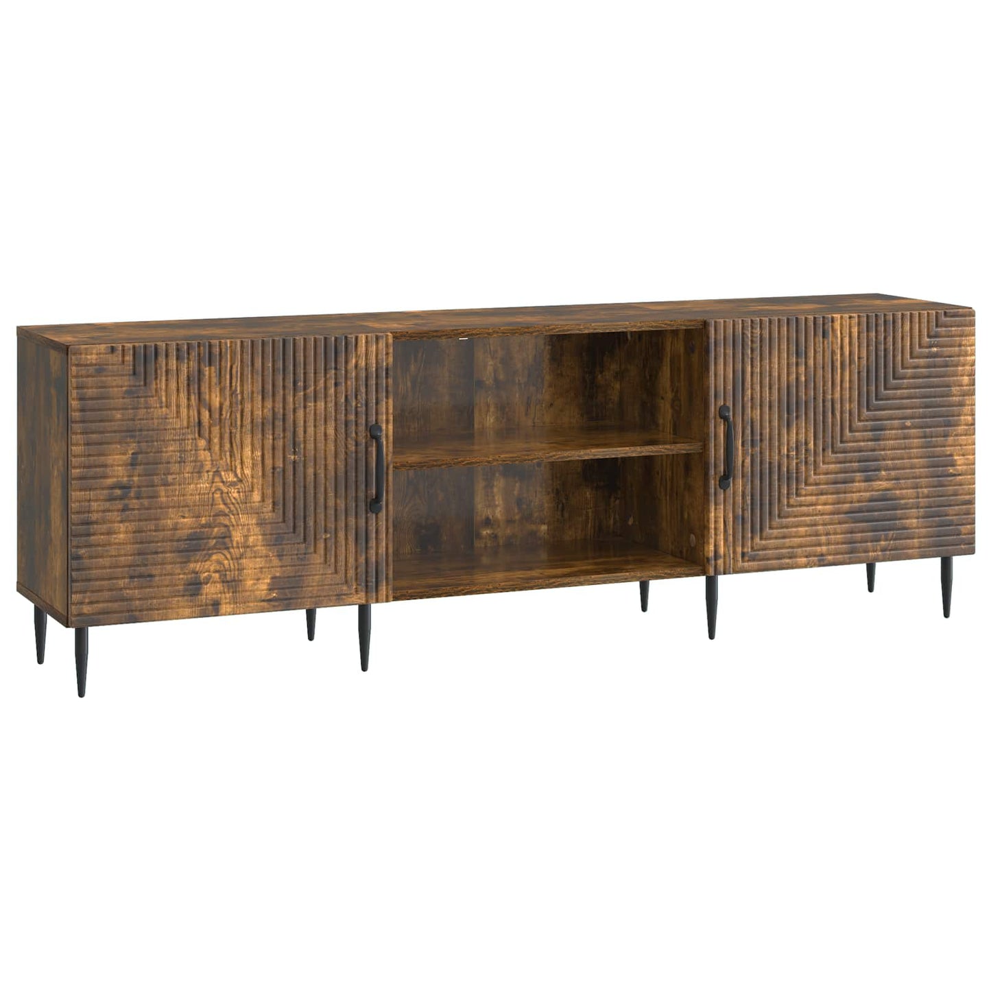 TV-Schränk 150 x 31 x 50 cm Räuchereiche Holzwerkstoff