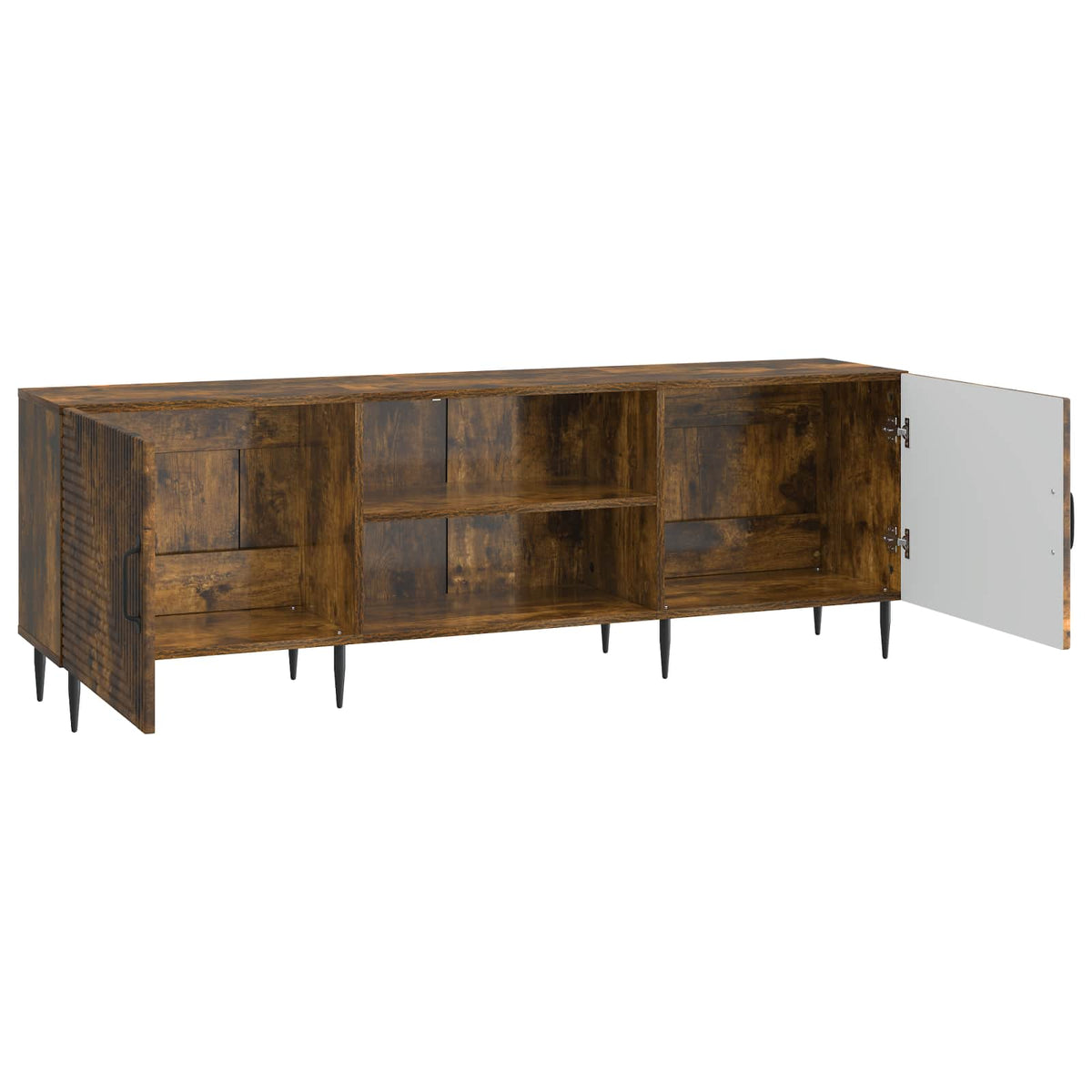 TV-Schränk 150 x 31 x 50 cm Räuchereiche Holzwerkstoff
