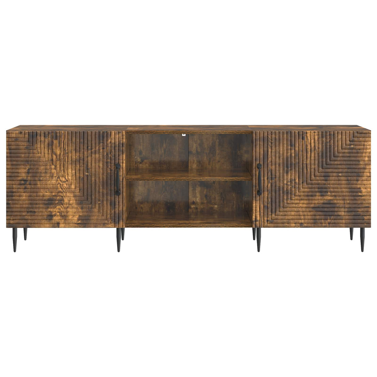 TV-Schränk 150 x 31 x 50 cm Räuchereiche Holzwerkstoff
