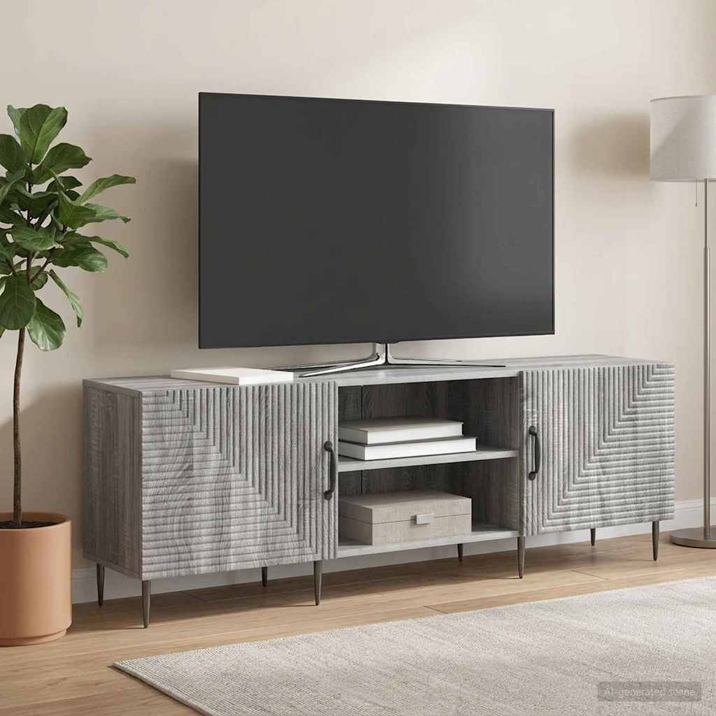 TV-Schränk 150 x 31 x 50 cm Sonoma-Grau Holzwerkstoff