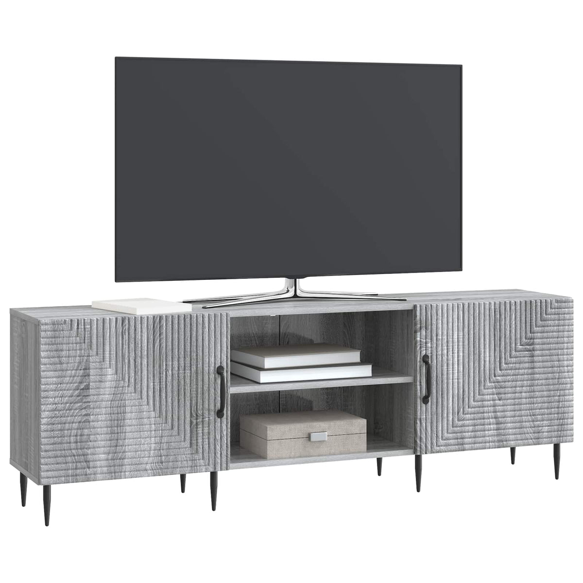 TV-Schränk 150 x 31 x 50 cm Sonoma-Grau Holzwerkstoff