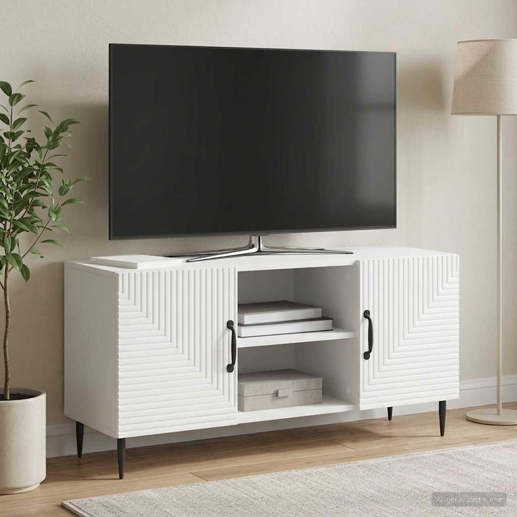 TV-Schränk Weiß 102 x 34,5 x 50 cm Holzwerkstoff