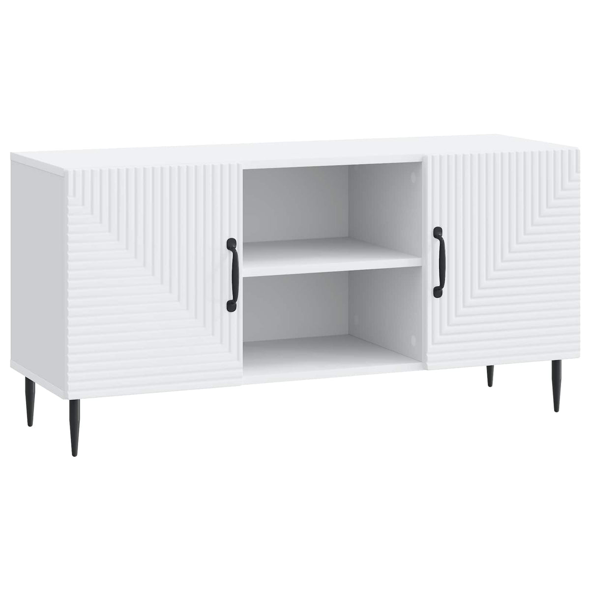 TV-Schränk Weiß 102 x 34,5 x 50 cm Holzwerkstoff