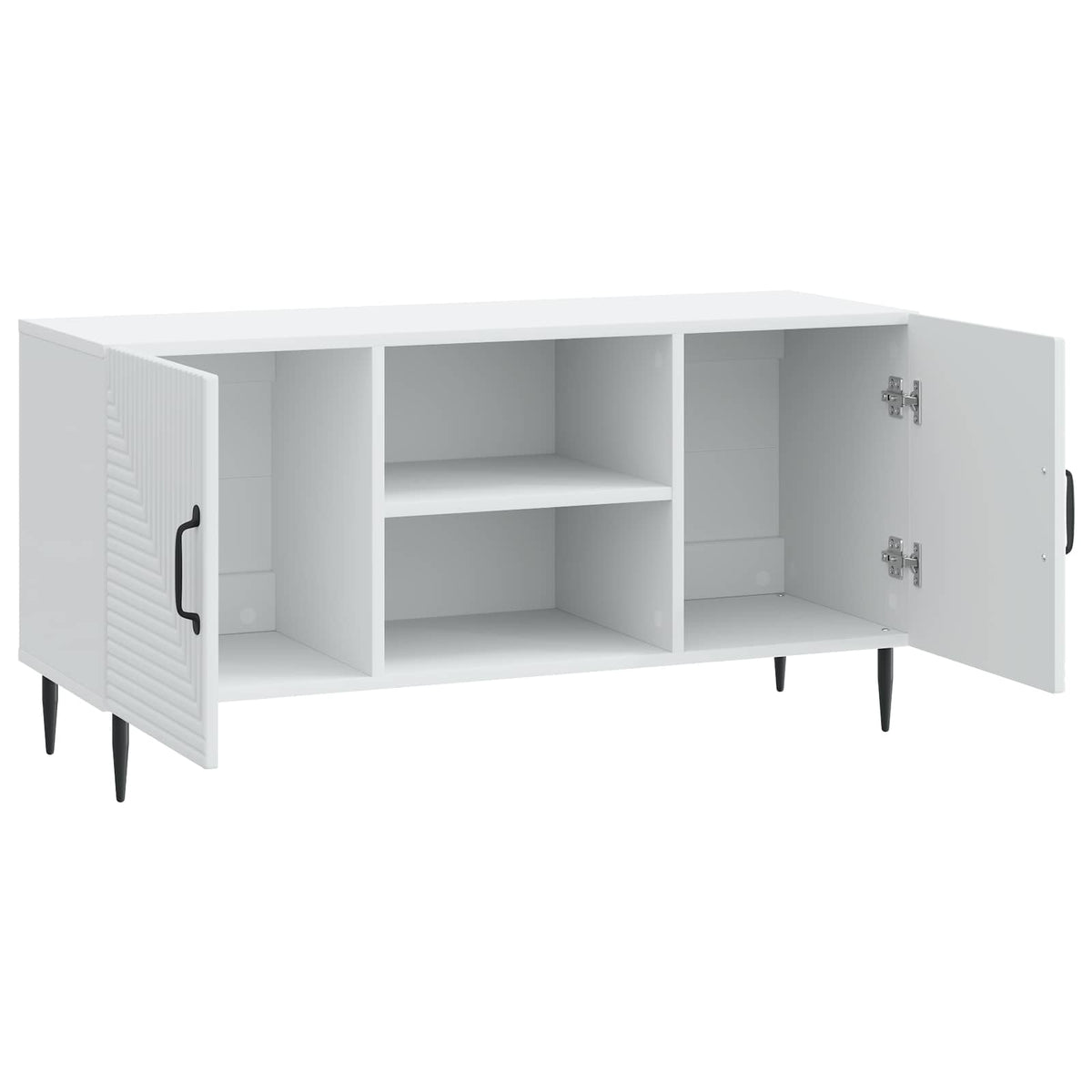 TV-Schränk Weiß 102 x 34,5 x 50 cm Holzwerkstoff