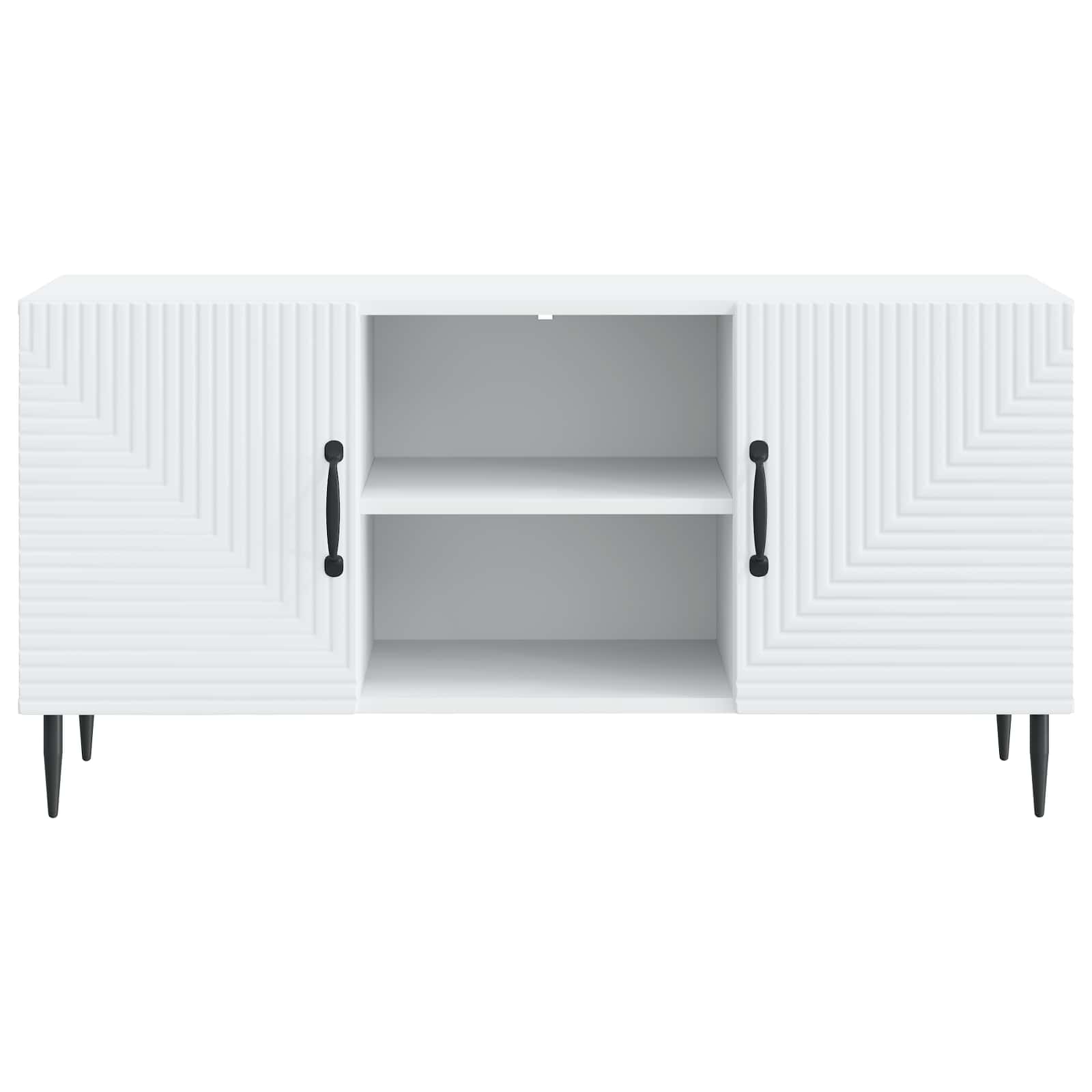 TV-Schränk Weiß 102 x 34,5 x 50 cm Holzwerkstoff