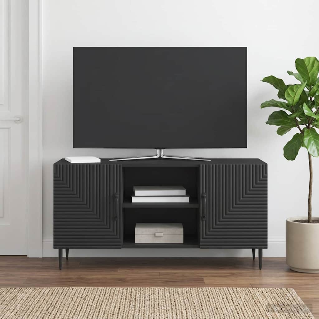 TV-Schränk Schwarz 102 x 34,5 x 50 cm Holzwerkstoff