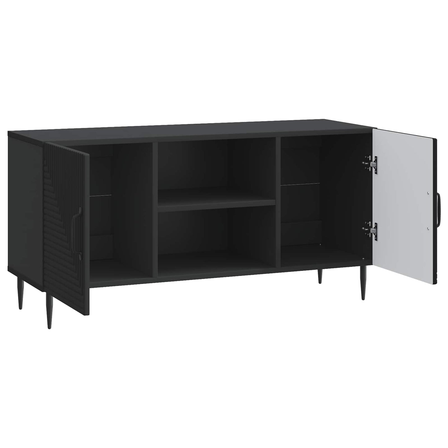 TV-Schränk Schwarz 102 x 34,5 x 50 cm Holzwerkstoff
