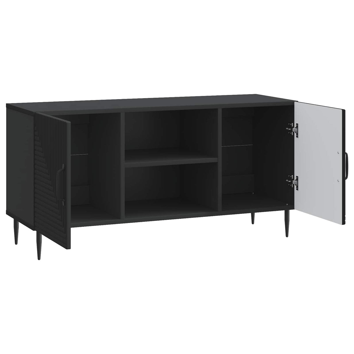 TV-Schränk Schwarz 102 x 34,5 x 50 cm Holzwerkstoff
