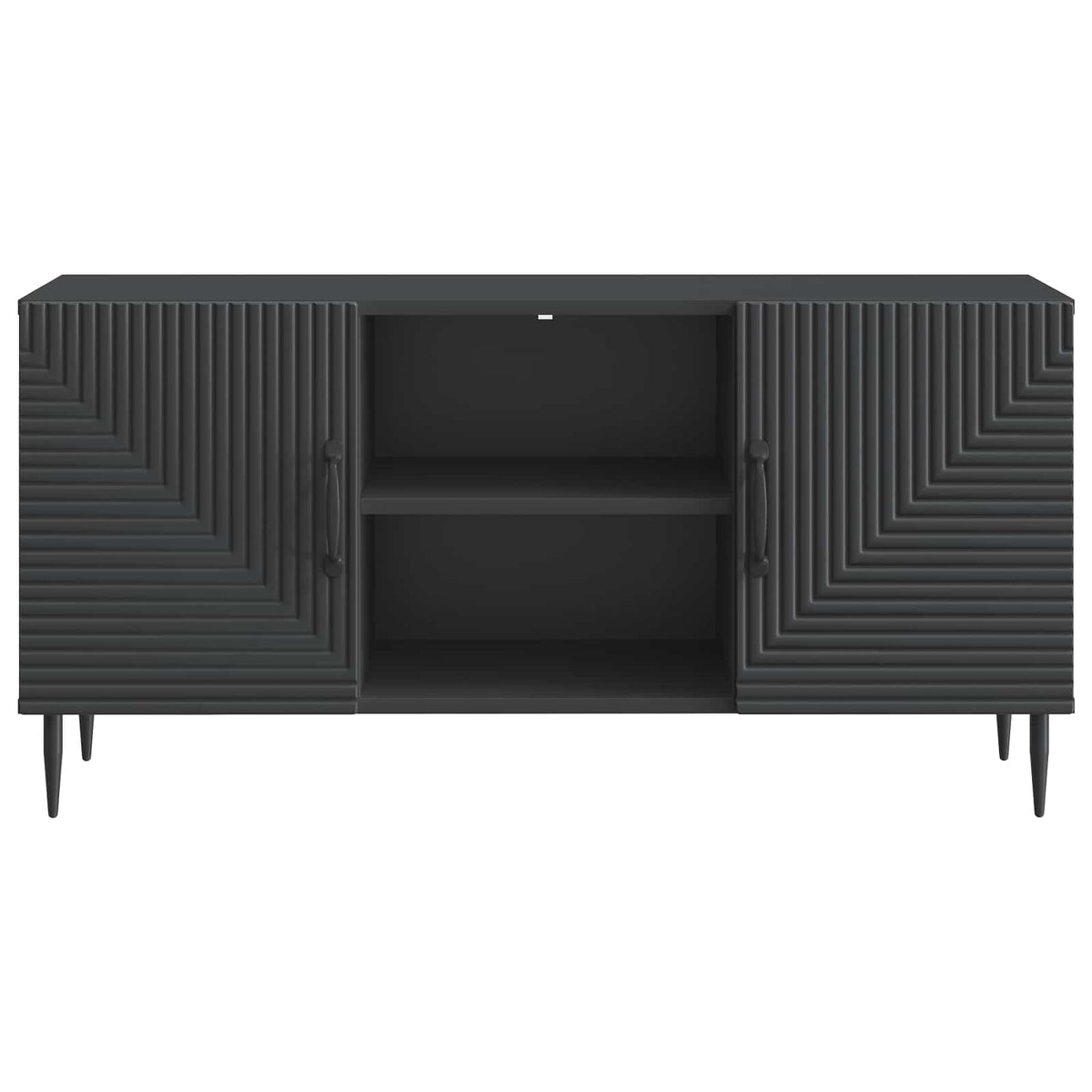 TV-Schränk Schwarz 102 x 34,5 x 50 cm Holzwerkstoff