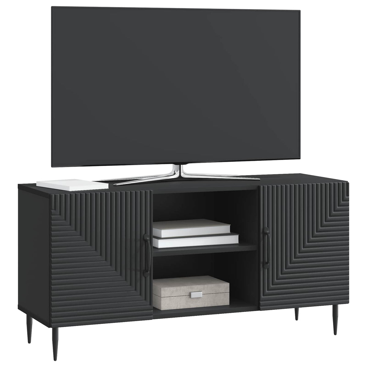 TV-Schränk Schwarz 102 x 34,5 x 50 cm Holzwerkstoff