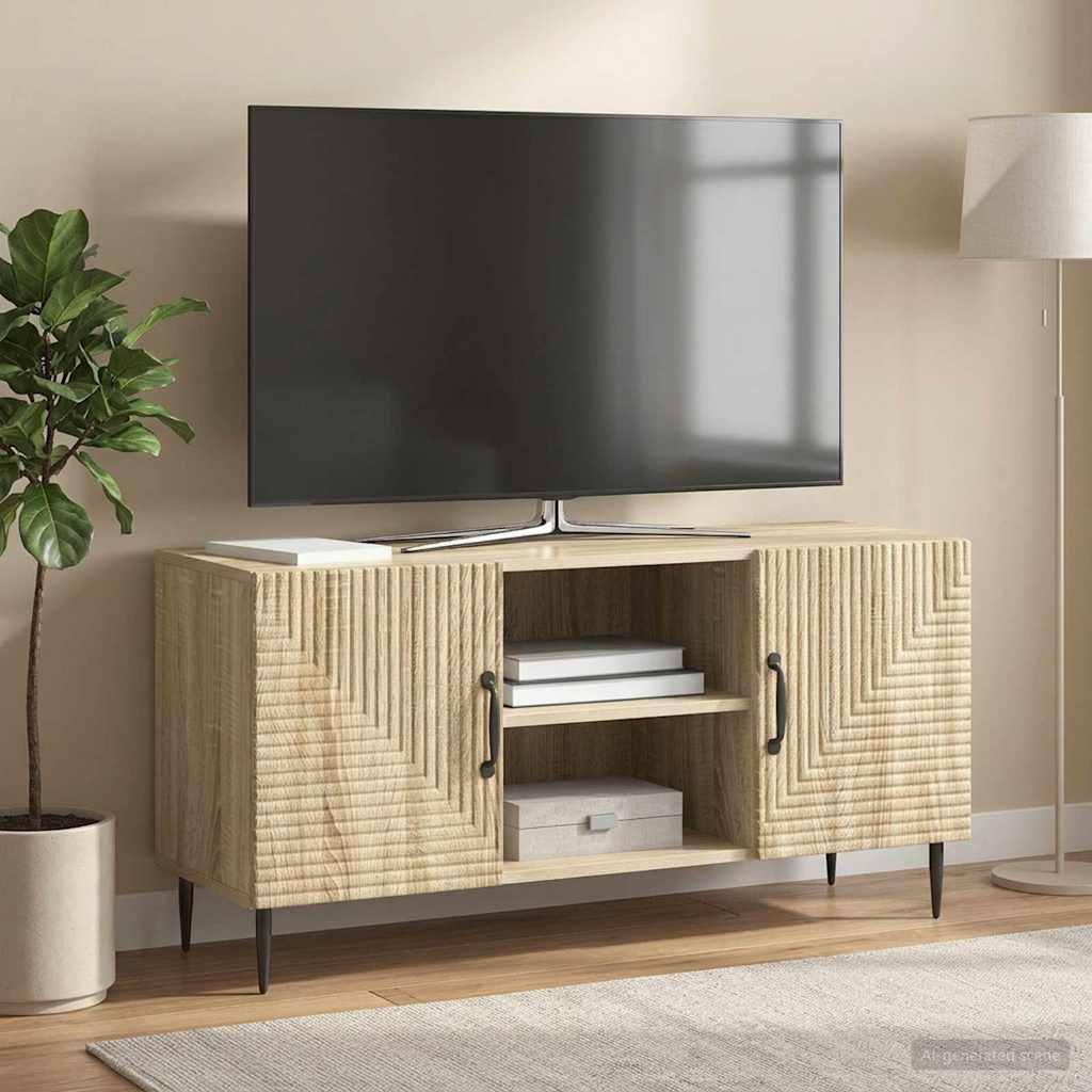 TV-Schränk Sonoma-Eiche 102 x 34,5 x 50 cm Holzwerkstoff