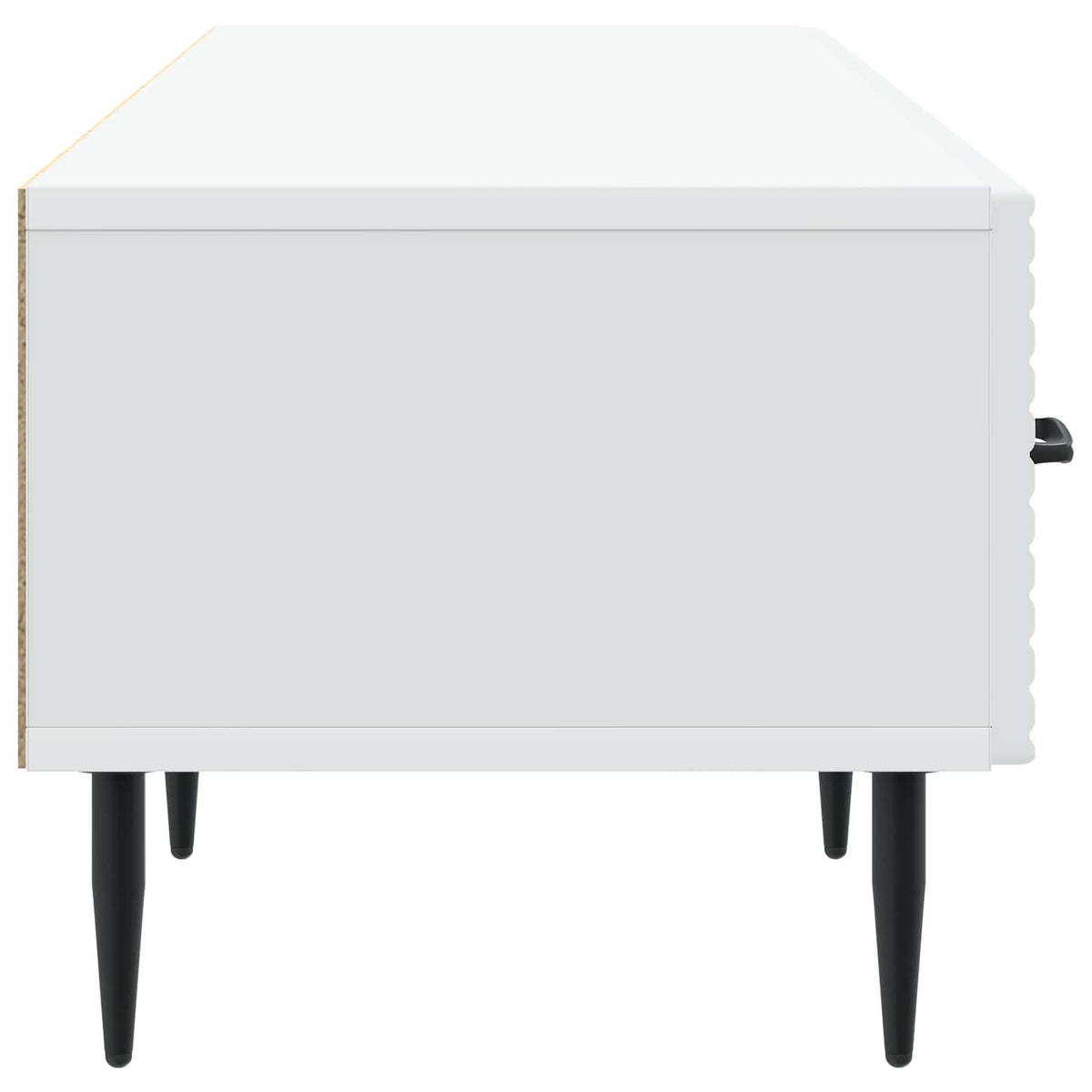 TV-Schränk mit Schubladen Weiß 147 x 34,5 x 30 cm Holzwerkstoff