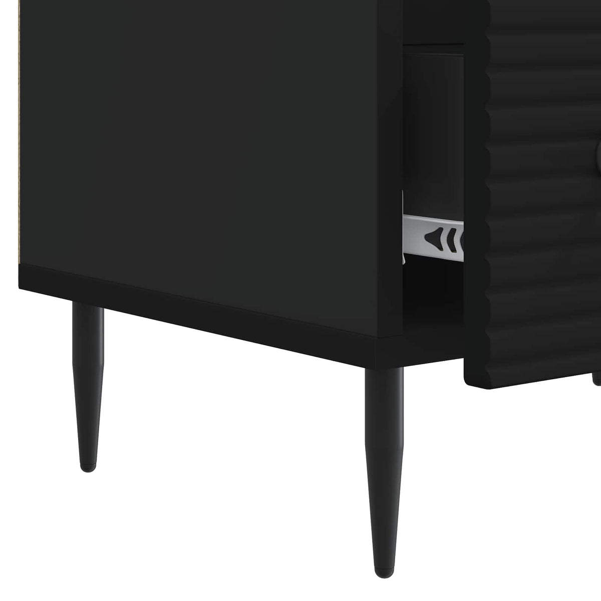 TV-Schränk Schwarz 147 x 34,5 x 30 cm Holzwerkstoff