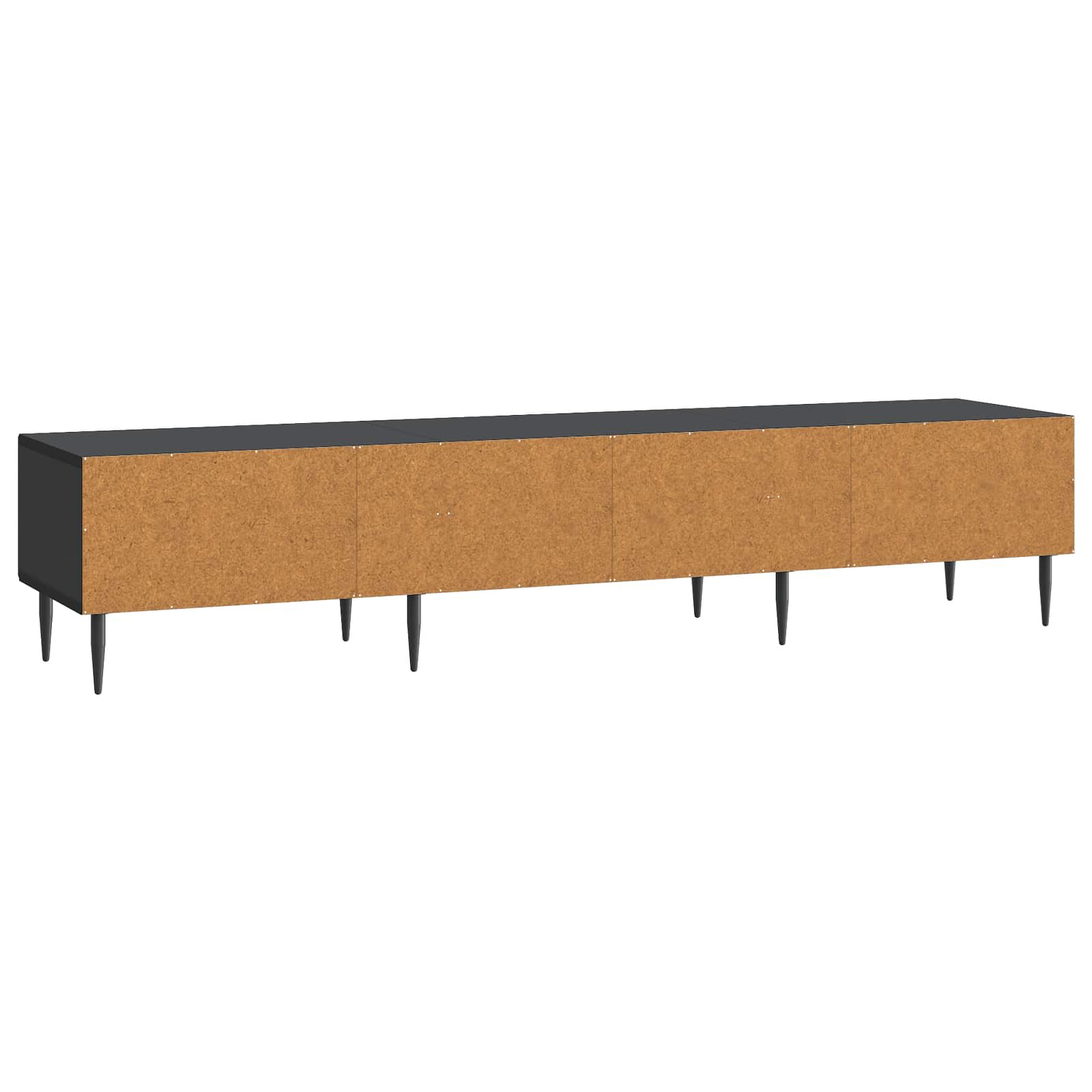 TV-Schränk Schwarz 147 x 34,5 x 30 cm Holzwerkstoff