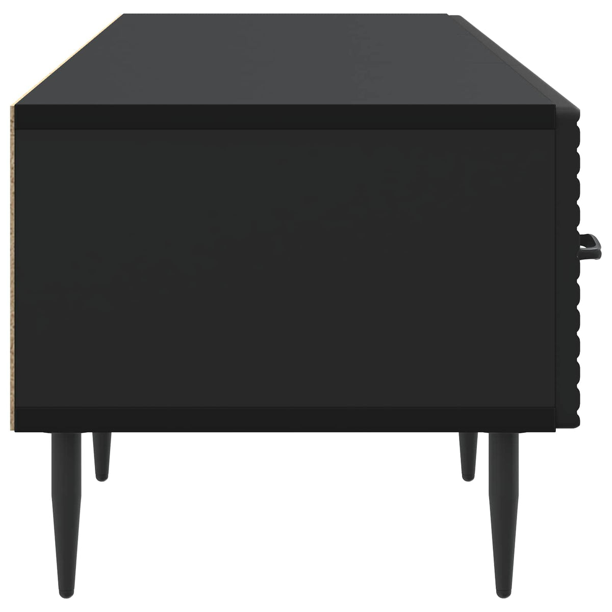 TV-Schränk Schwarz 147 x 34,5 x 30 cm Holzwerkstoff