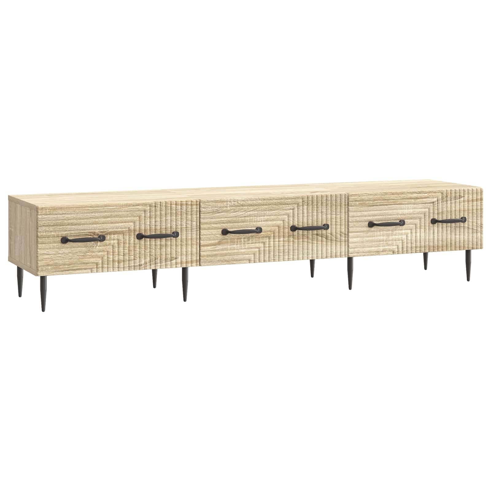 TV-Schränk Sonoma-Eiche 147 x 34,5 x 30 cm Holzwerkstoff