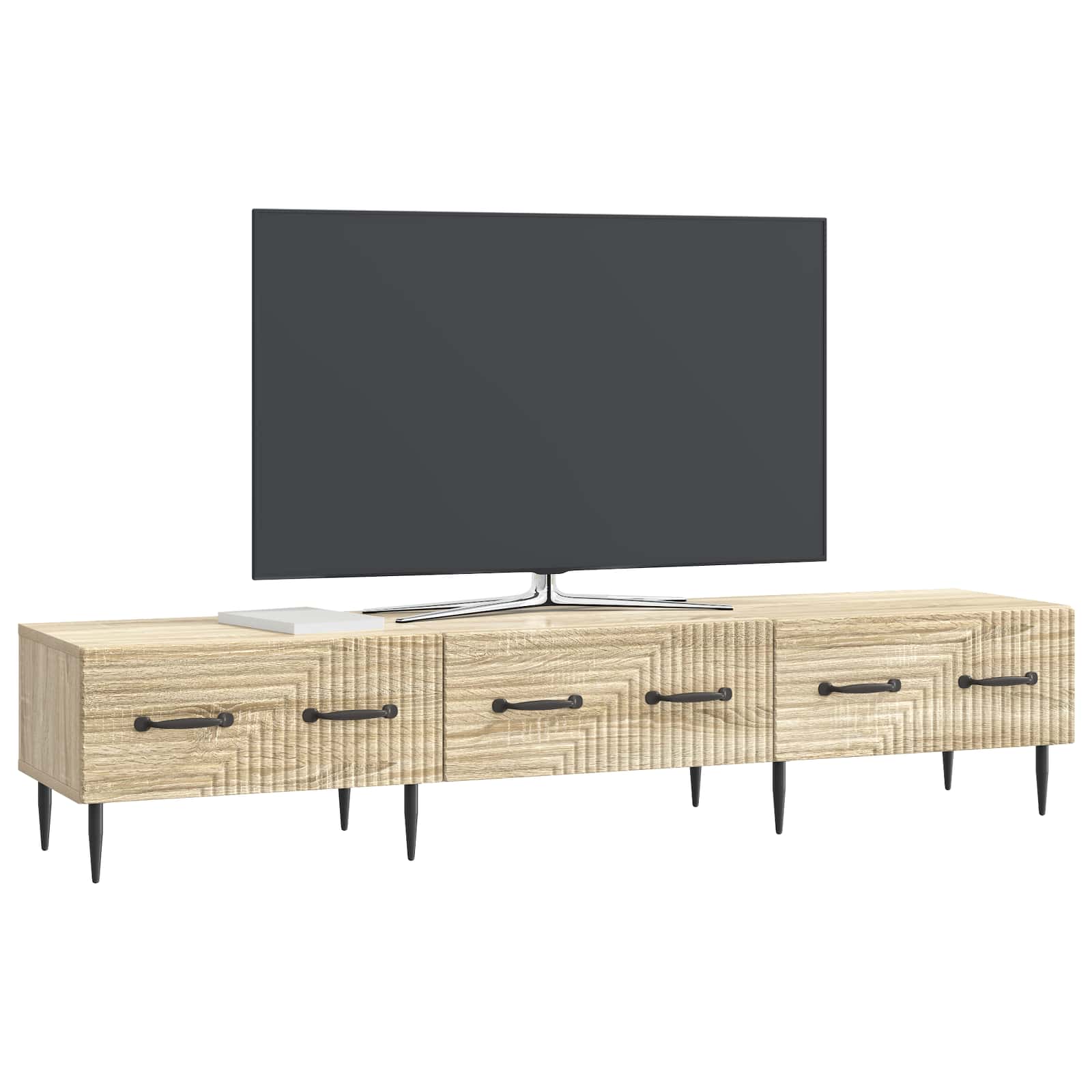 TV-Schränk Sonoma-Eiche 147 x 34,5 x 30 cm Holzwerkstoff