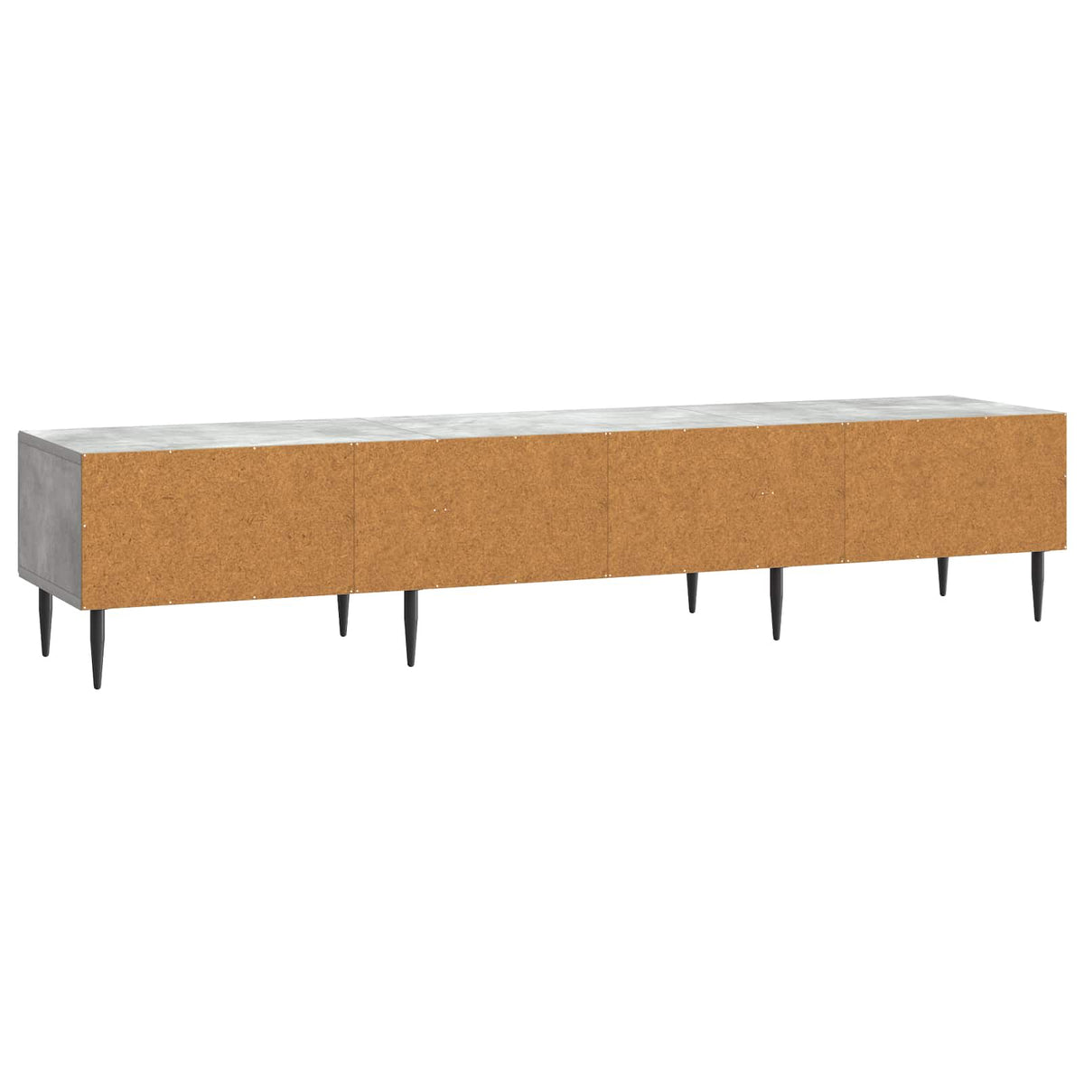 TV-Schränk Betongrau 147 x 34,5 x 30 cm Holzwerkstoff