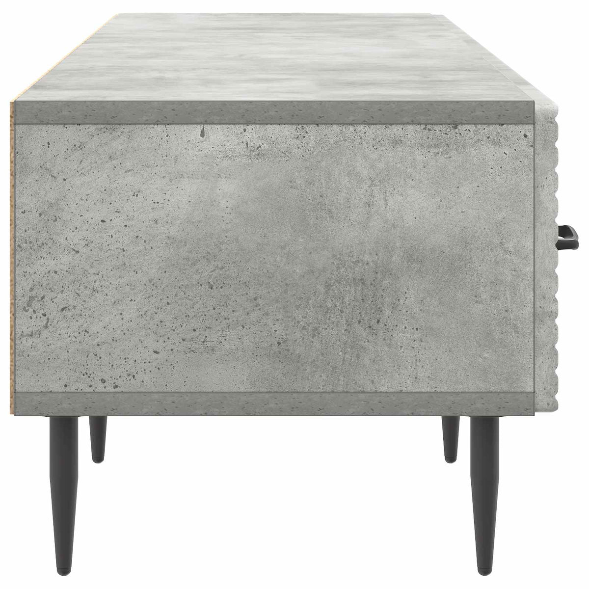 TV-Schränk Betongrau 147 x 34,5 x 30 cm Holzwerkstoff