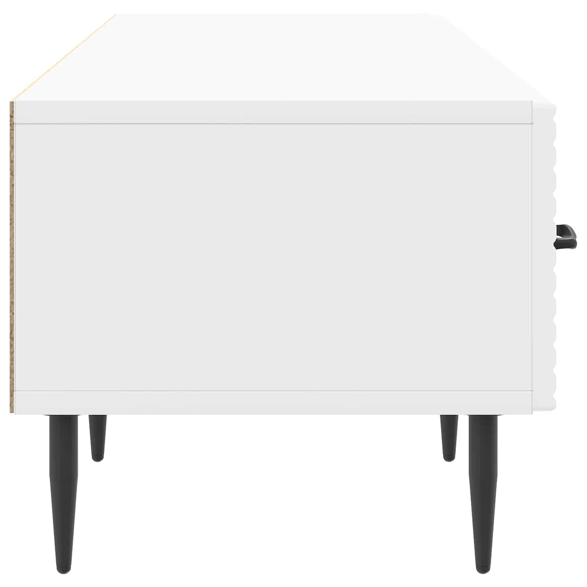 TV-Schränk Hochglanz Weiß 147 x 34,5 x 30 cm Holzwerkstoff