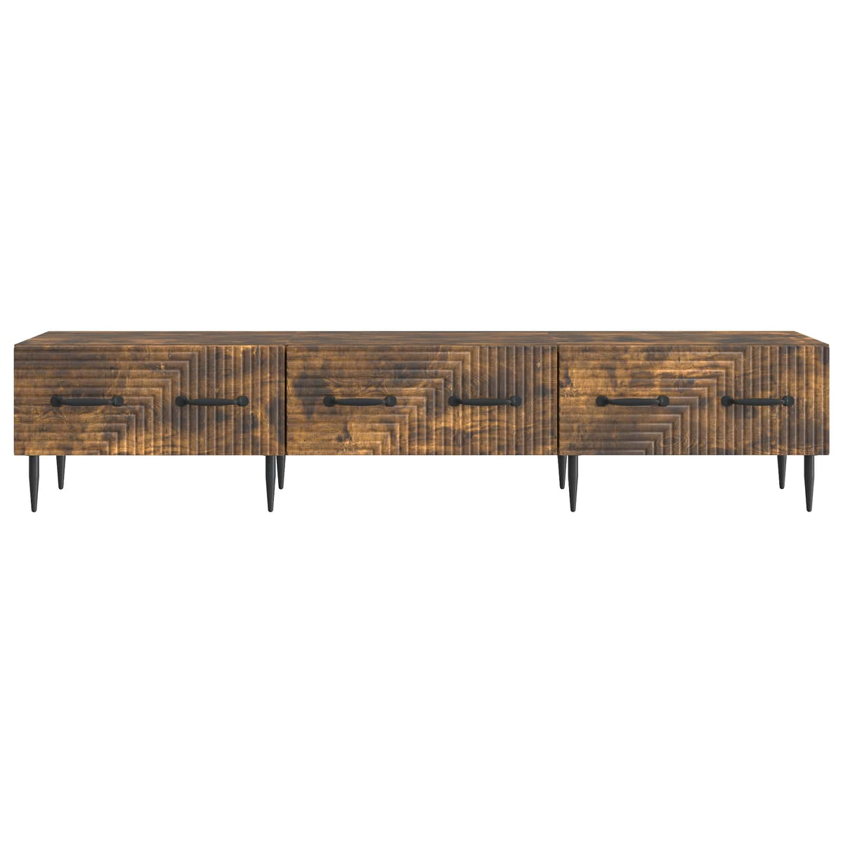 TV-Schränk Geräucherte Eiche 147 x 34,5 x 30 cm Holzwerkstoff