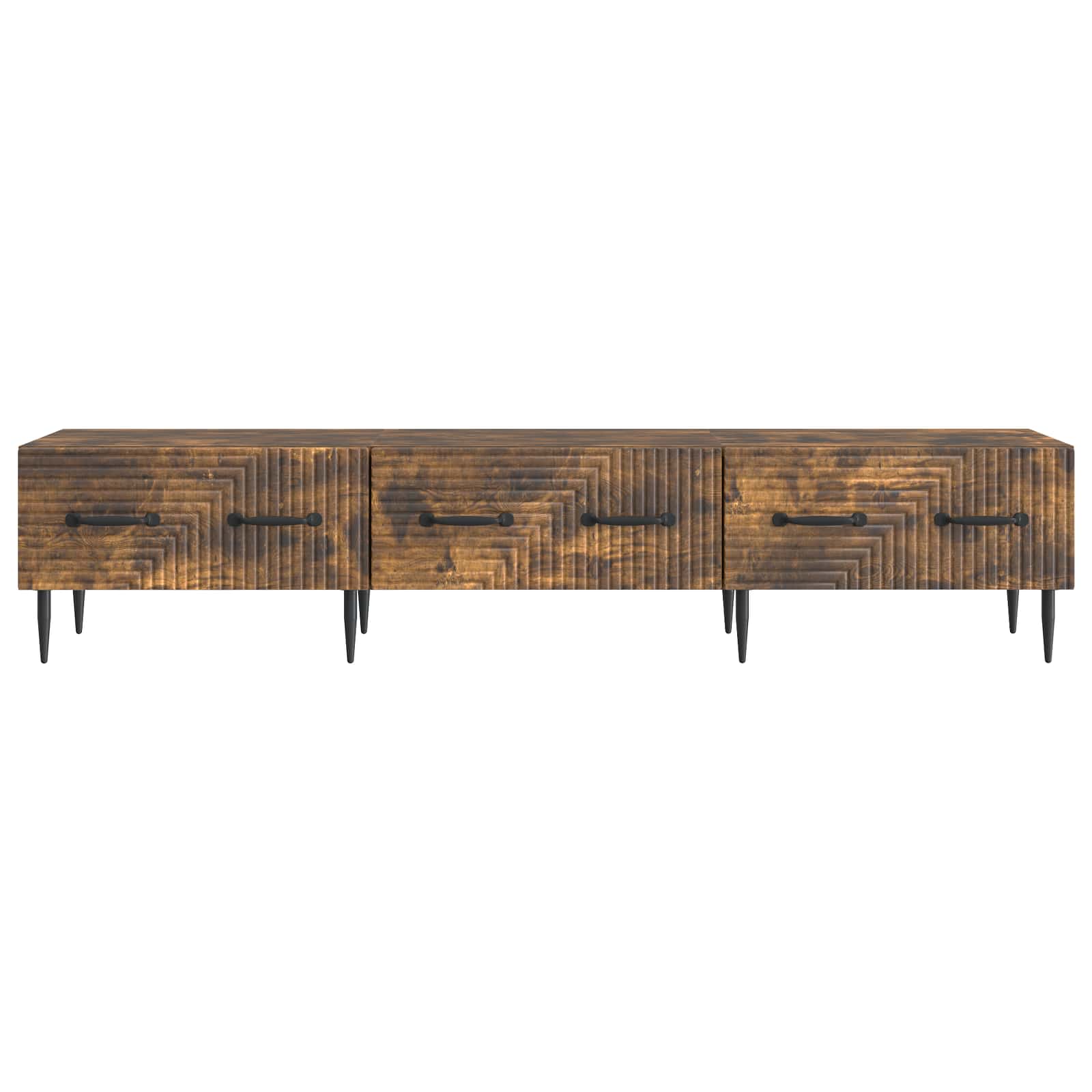 TV-Schränk Geräucherte Eiche 147 x 34,5 x 30 cm Holzwerkstoff