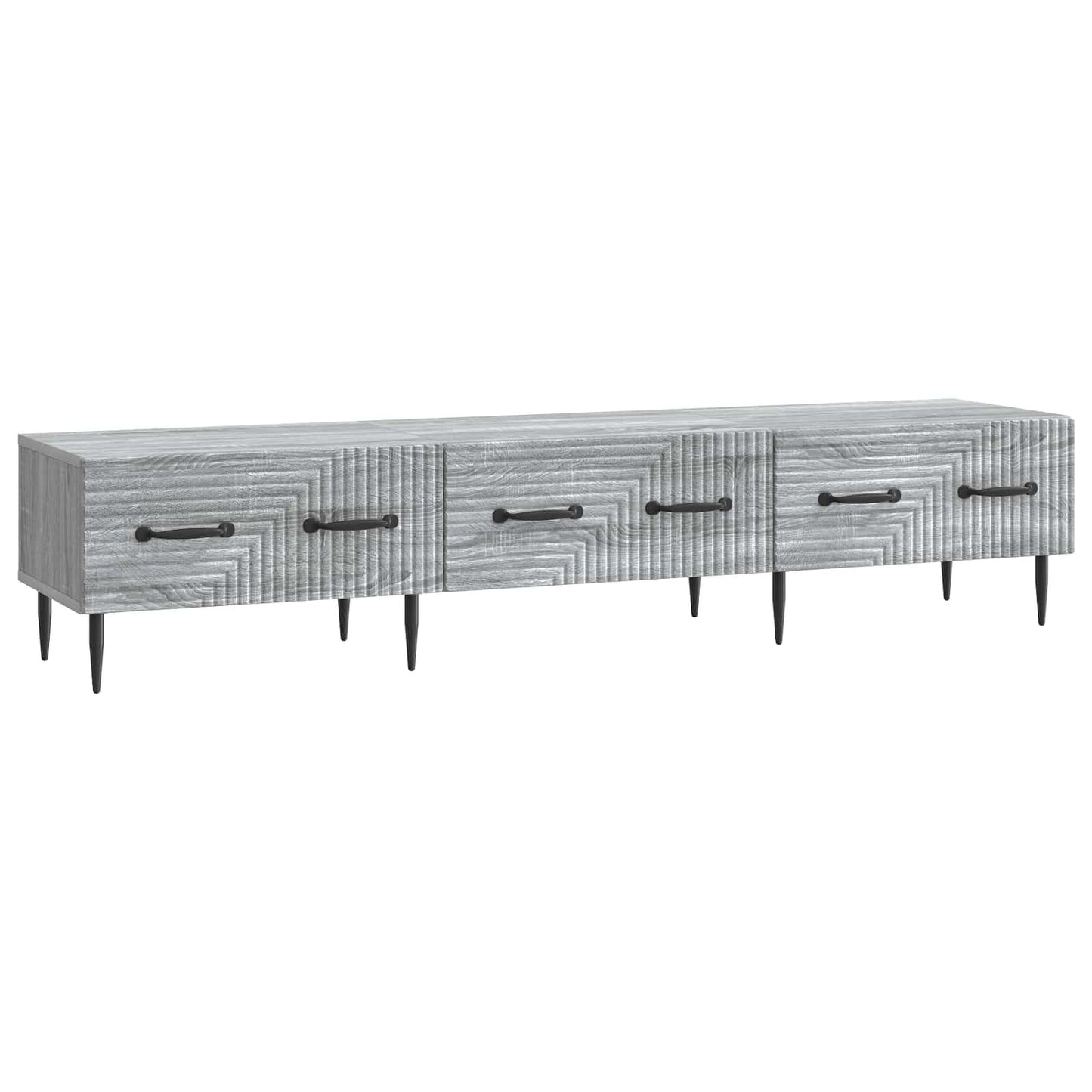 TV-Schränk Graues Sonoma 147 x 34,5 x 30 cm Holzwerkstoff