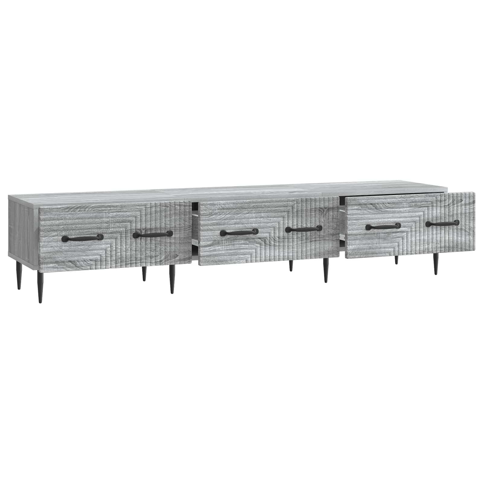TV-Schränk Graues Sonoma 147 x 34,5 x 30 cm Holzwerkstoff
