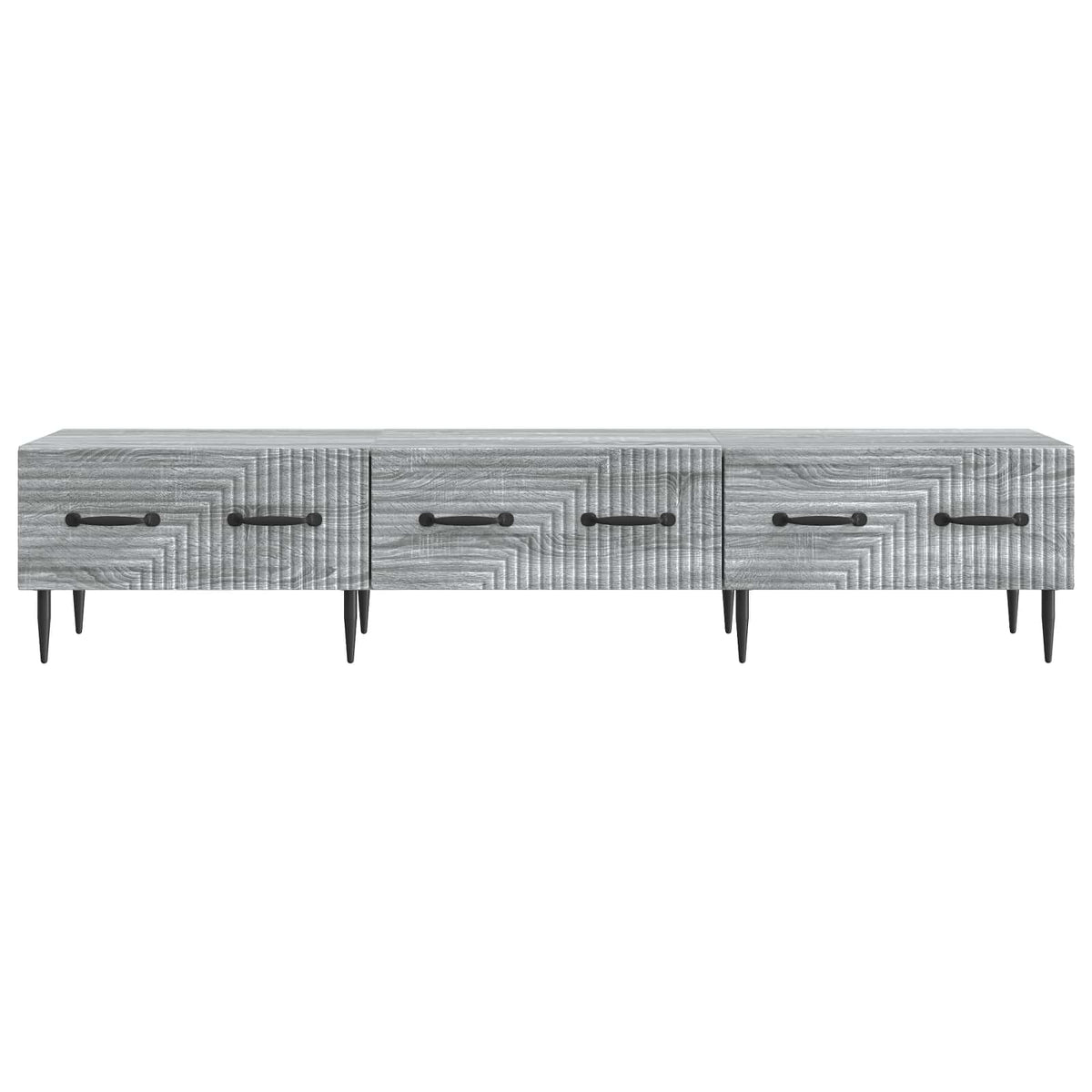 TV-Schränk Graues Sonoma 147 x 34,5 x 30 cm Holzwerkstoff