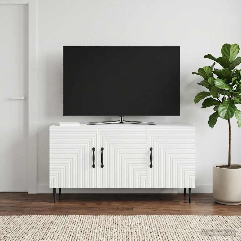 TV-Schränk Weiß 99 x 34,5 x 50 cm Holzwerkstoff