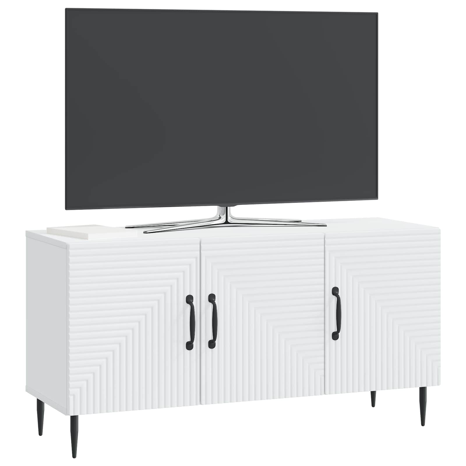 TV-Schränk Weiß 99 x 34,5 x 50 cm Holzwerkstoff