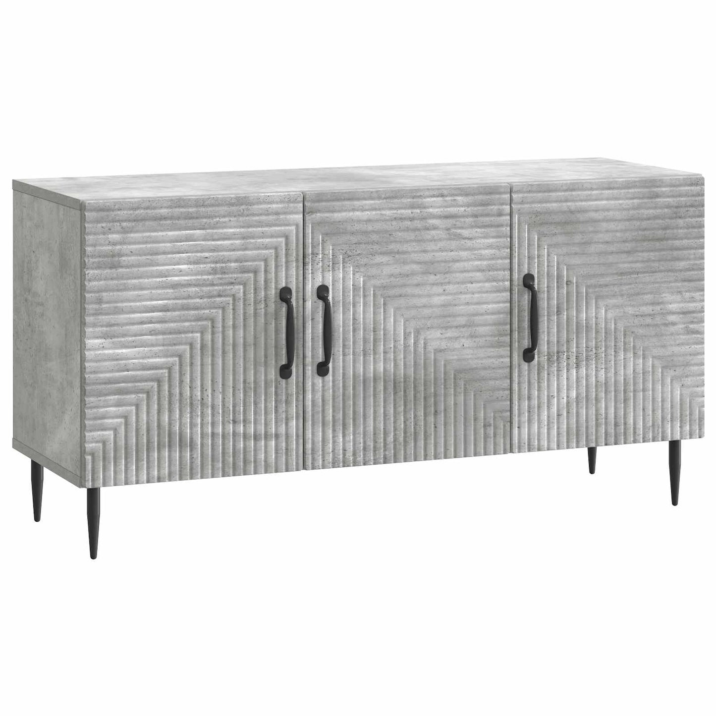 TV-Schränk Betongrau 99 x 34,5 x 50 cm Holzwerkstoff