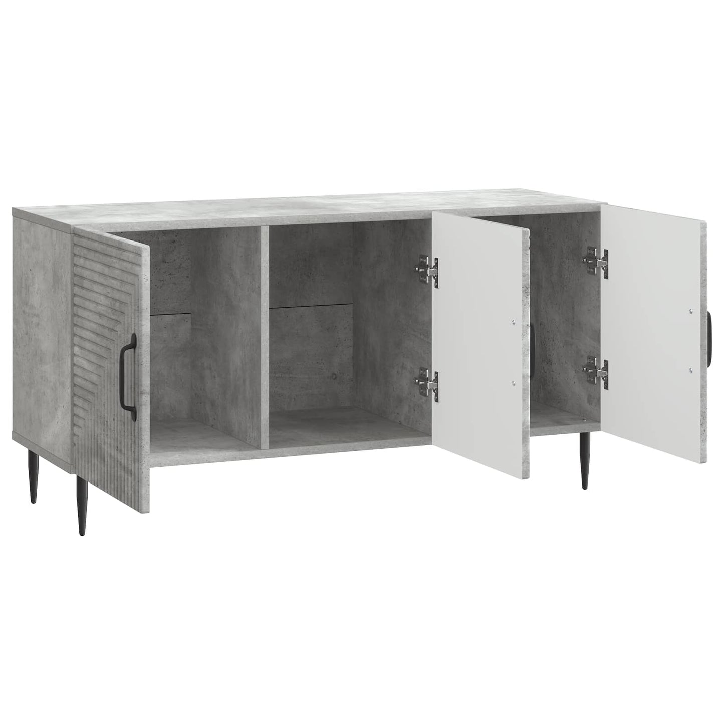 TV-Schränk Betongrau 99 x 34,5 x 50 cm Holzwerkstoff