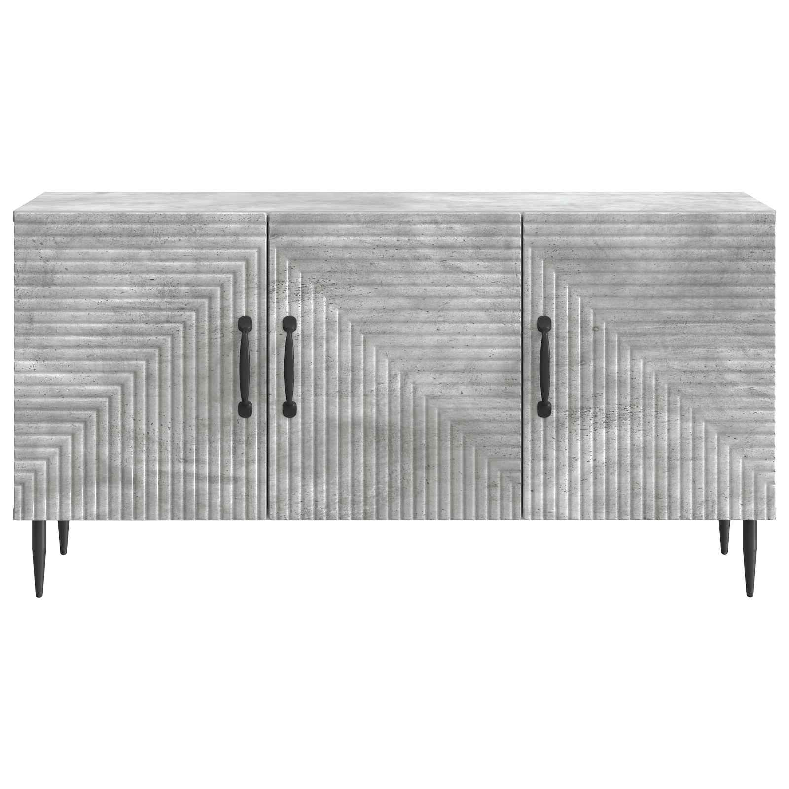 TV-Schränk Betongrau 99 x 34,5 x 50 cm Holzwerkstoff