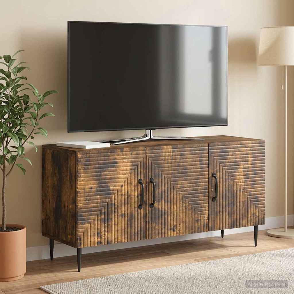 TV-Schränk Geräucherte Eiche 99 x 34,5 x 50 cm Holzwerkstoff