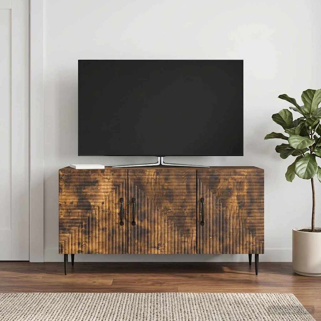 TV-Schränk Geräucherte Eiche 99 x 34,5 x 50 cm Holzwerkstoff