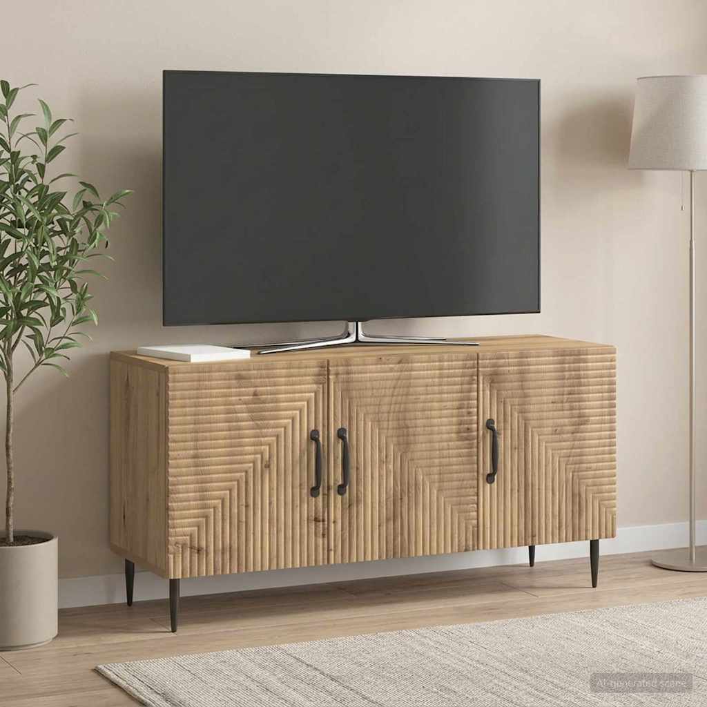 TV-Schränk 99 x 34,5 x 50 cm Artisan-Eiche Holzwerkstoff