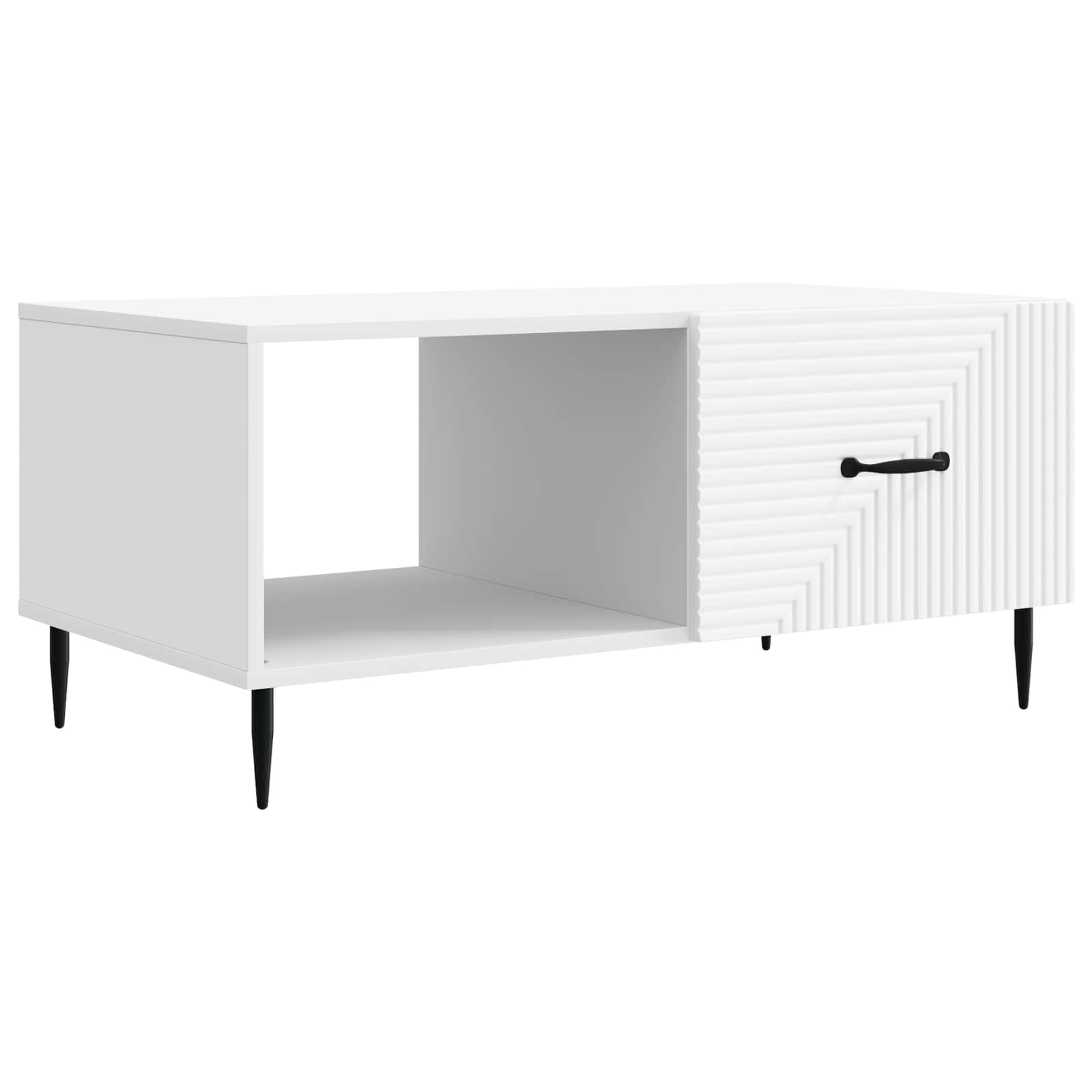 Couchtisch Weiß 90 x 50 x 40 cm Holzwerkstoff