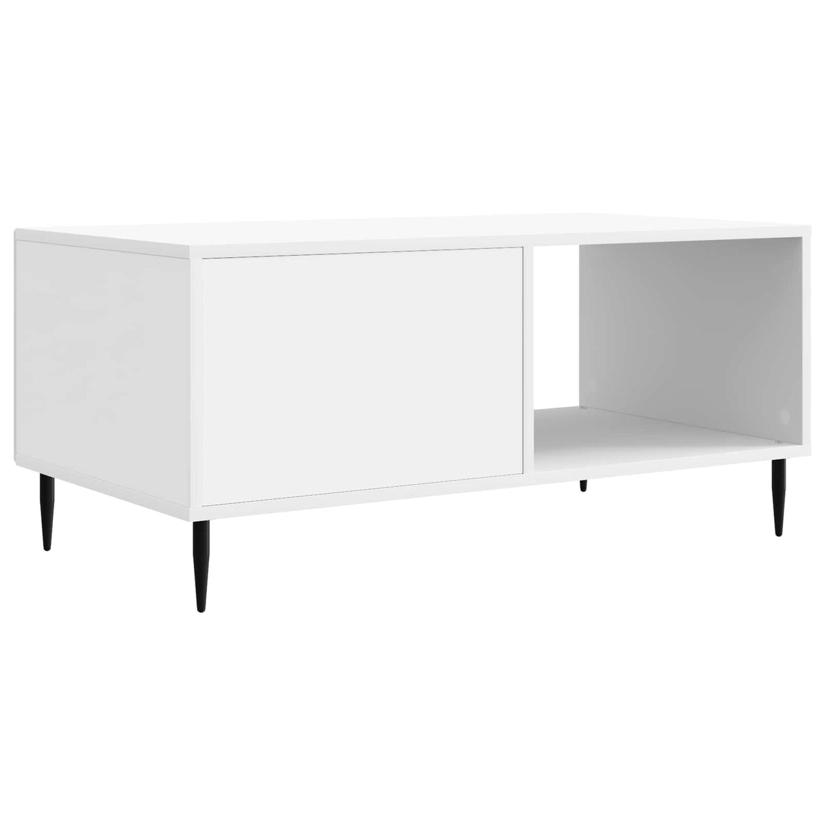 Couchtisch Weiß 90 x 50 x 40 cm Holzwerkstoff