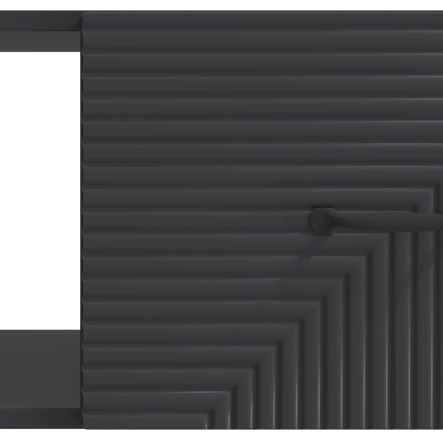 Couchtisch Schwarz 90 x 50 x 40 cm Holzwerkstoff