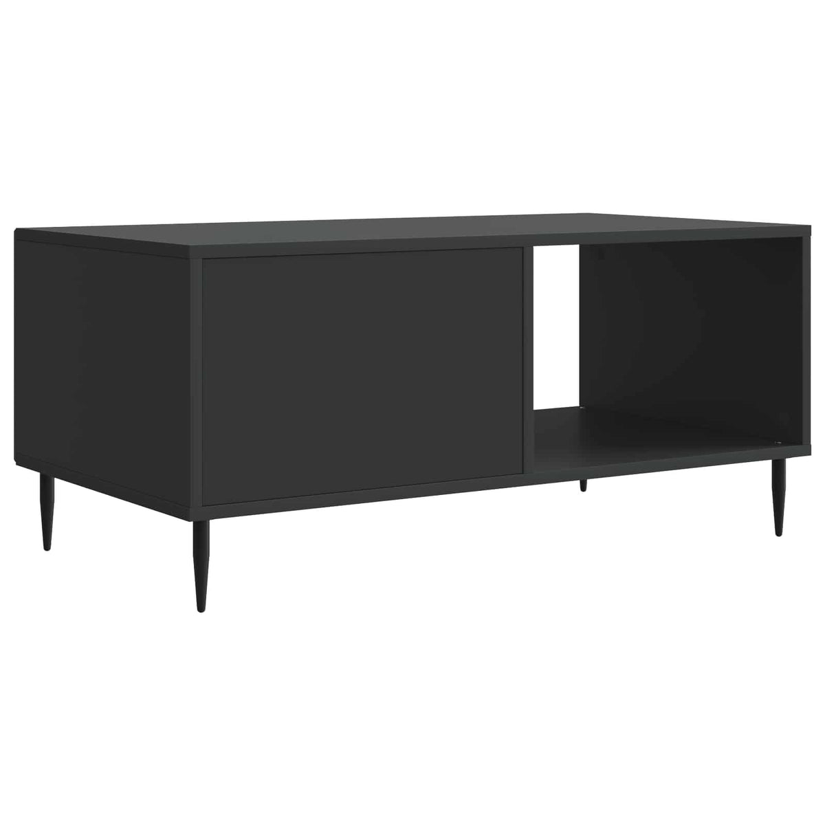 Couchtisch Schwarz 90 x 50 x 40 cm Holzwerkstoff